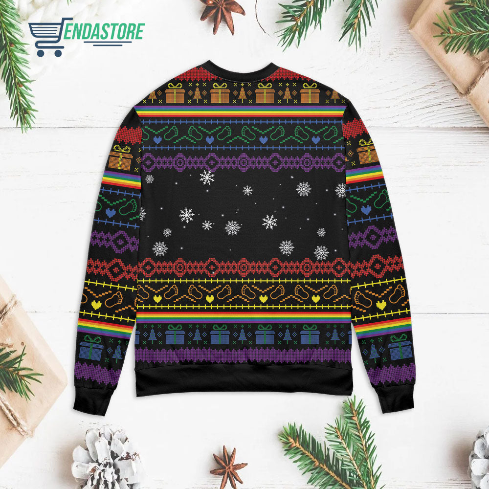 Bigfoot Christmas sweater product image 2