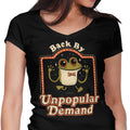 Back by Unpopular Demand Women's V-Neck - Adult & Kids T-Shirts, Sweatshirts & Hoodies apparel design preview 1