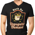 Back by Unpopular Demand Men's V-Neck - Adult & Kids T-Shirts, Sweatshirts & Hoodies apparel design preview 1