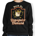 Back by Unpopular Demand - Adult & Kids T-Shirts, Sweatshirts & Hoodies apparel design preview 1