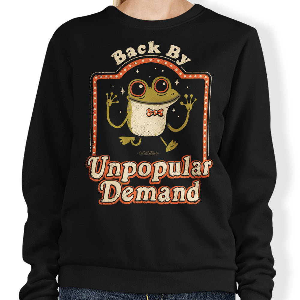 Back by Unpopular Demand - Adult & Kids T-Shirts, Sweatshirts & Hoodies apparel design preview 1