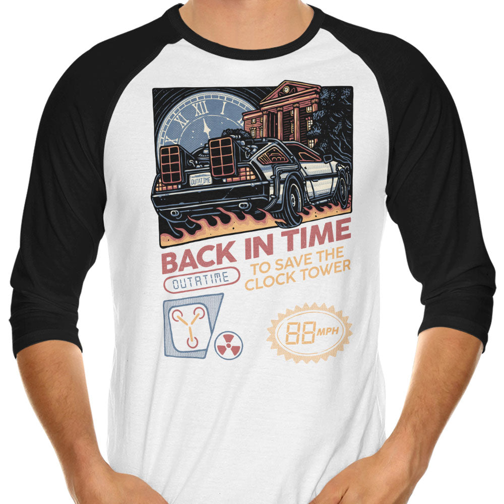 Back in Time Cartridge 3/4 Sleeve Raglan - Adult & Kids T-Shirts, Sweatshirts & Hoodies apparel design preview 1