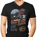 Back in Time Cartridge Men's V-Neck - Adult & Kids T-Shirts, Sweatshirts & Hoodies apparel design preview 1