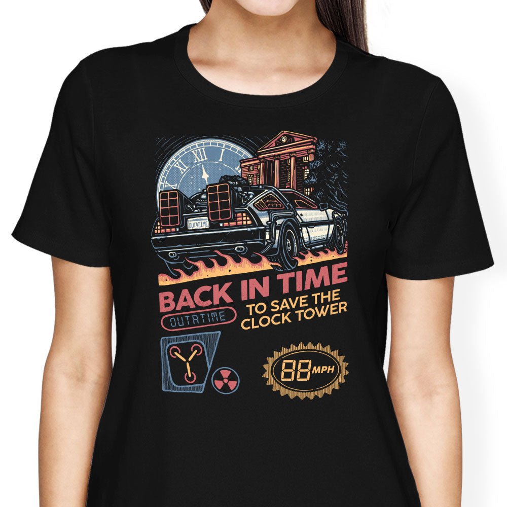 Back in Time Cartridge Women's Apparel - Adult & Kids T-Shirts, Sweatshirts & Hoodies apparel design preview 1