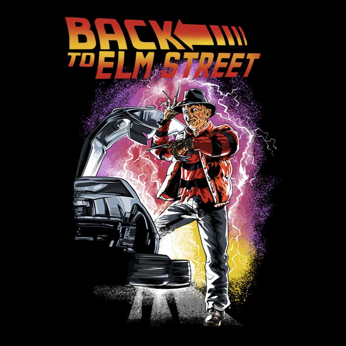 Back to Elm Street Men's Apparel - Adult & Kids T-Shirts, Sweatshirts & Hoodies apparel design preview 2