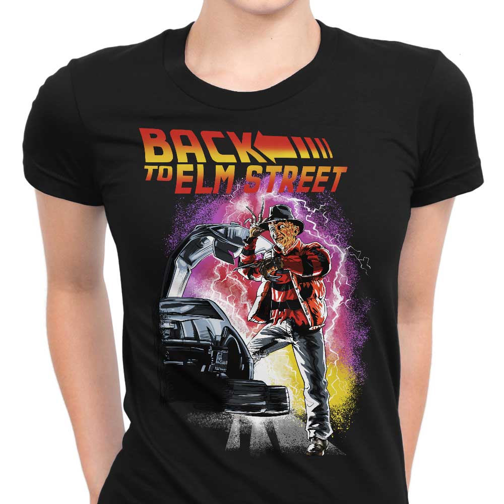 Back to Elm Street Women's Apparel - Adult & Kids T-Shirts, Sweatshirts & Hoodies apparel design preview 1
