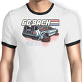 Back to the 80's Ringer - Adult & Kids T-Shirts, Sweatshirts & Hoodies apparel design preview 1