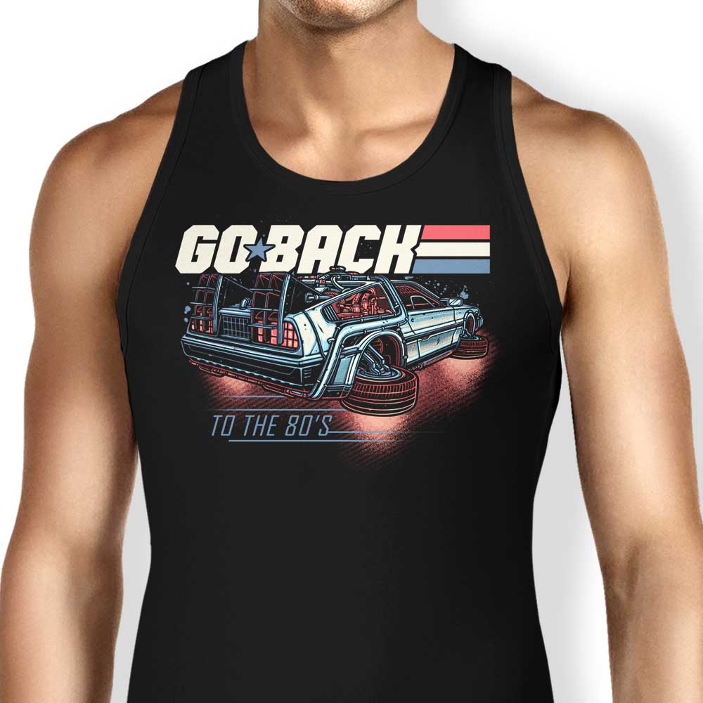 Back to the 80's Tank Top - Adult & Kids T-Shirts, Sweatshirts & Hoodies apparel design preview 1
