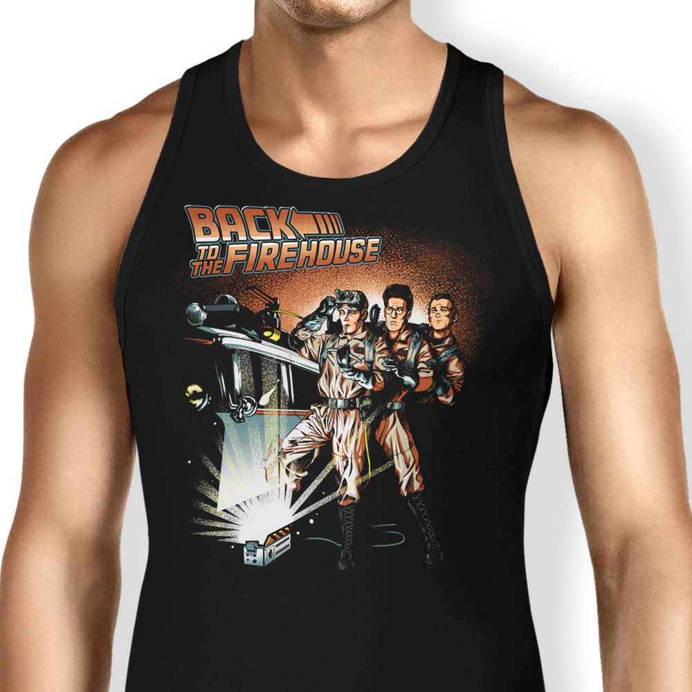Back to the Firehouse Tank Top - Adult & Kids T-Shirts, Sweatshirts & Hoodies apparel design preview 1