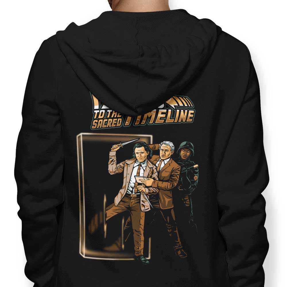 Back to the Sacred Timeline - Adult & Kids T-Shirts, Sweatshirts & Hoodies apparel design preview 1