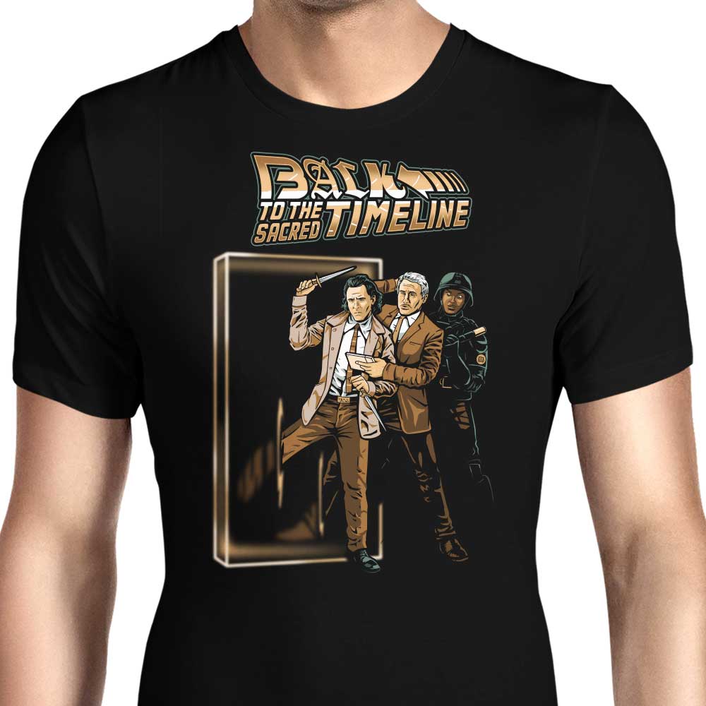 Back to the Sacred Timeline Men's Apparel - Adult & Kids T-Shirts, Sweatshirts & Hoodies apparel design preview 1