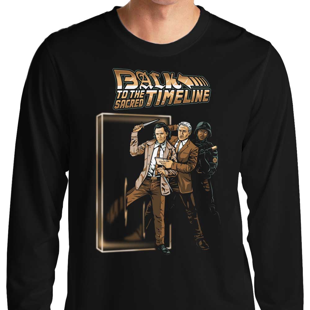 Back to the Sacred Timeline - Adult & Kids T-Shirts, Sweatshirts & Hoodies apparel design preview 1