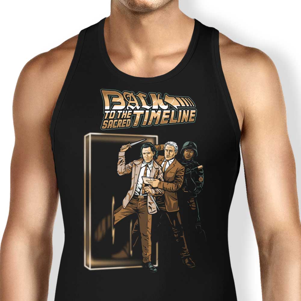 Back to the Sacred Timeline Tank Top - Adult & Kids T-Shirts, Sweatshirts & Hoodies apparel design preview 1