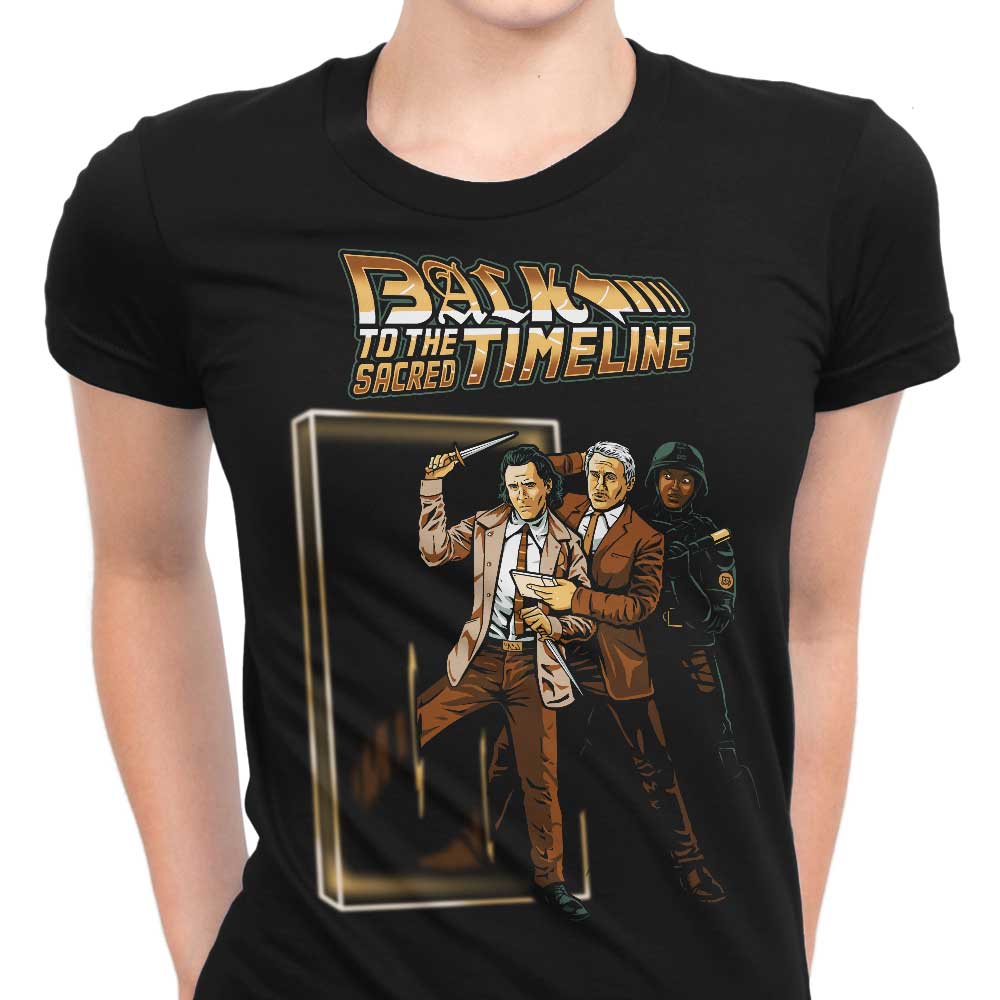 Back to the Sacred Timeline Women's Apparel - Adult & Kids T-Shirts, Sweatshirts & Hoodies apparel design preview 1