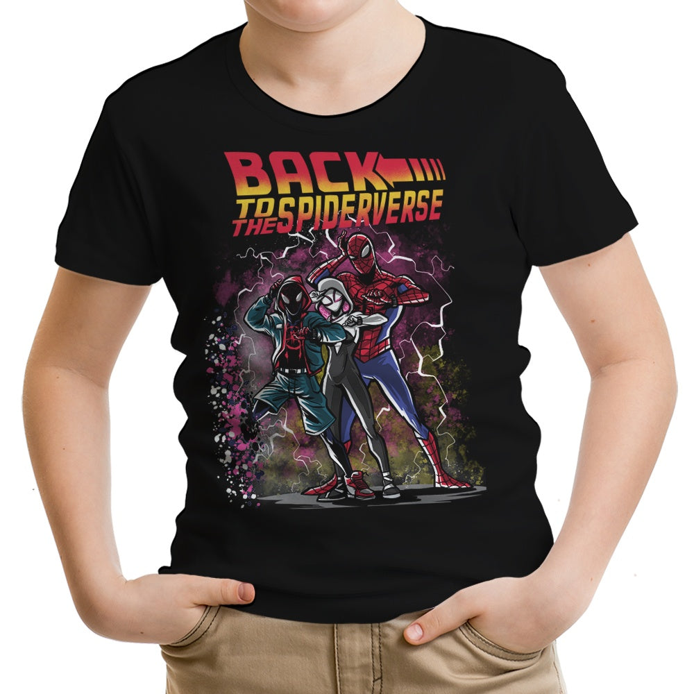Back to the Spiderverse Youth Apparel - Adult & Kids T-Shirts, Sweatshirts & Hoodies apparel design preview 1