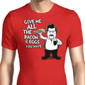 Bacon and Eggs Men's Apparel - Adult & Kids T-Shirts, Sweatshirts & Hoodies apparel design preview 1