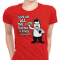 Bacon and Eggs Women's Apparel - Adult & Kids T-Shirts, Sweatshirts & Hoodies apparel design preview 1
