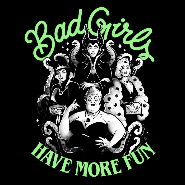 Bad Girls Have More Fun Women's V-Neck - Adult & Kids T-Shirts, Sweatshirts & Hoodies apparel design preview 2