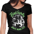 Bad Girls Have More Fun Women's V-Neck - Adult & Kids T-Shirts, Sweatshirts & Hoodies apparel design preview 1