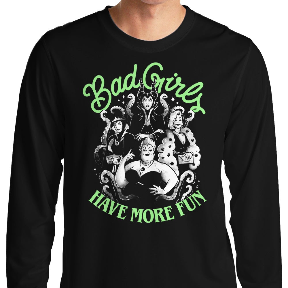 Bad Girls Have More Fun - Adult & Kids T-Shirts, Sweatshirts & Hoodies apparel design preview 1