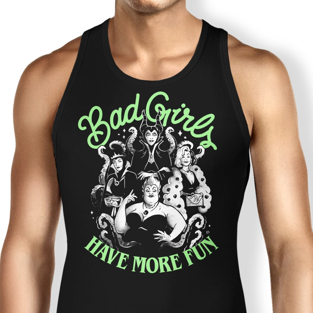 Bad Girls Have More Fun Tank Top - Adult & Kids T-Shirts, Sweatshirts & Hoodies apparel design preview 1
