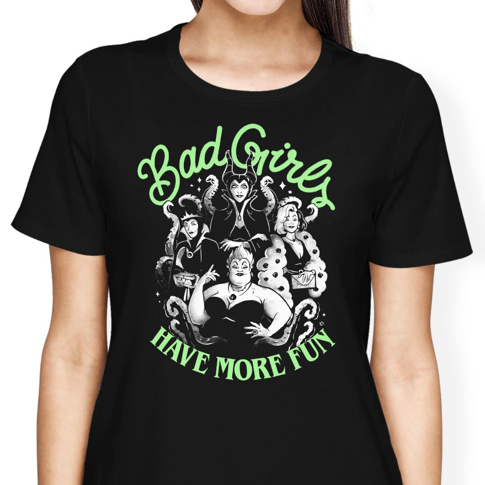 Bad Girls Have More Fun Women's Apparel - Adult & Kids T-Shirts, Sweatshirts & Hoodies apparel design preview 1