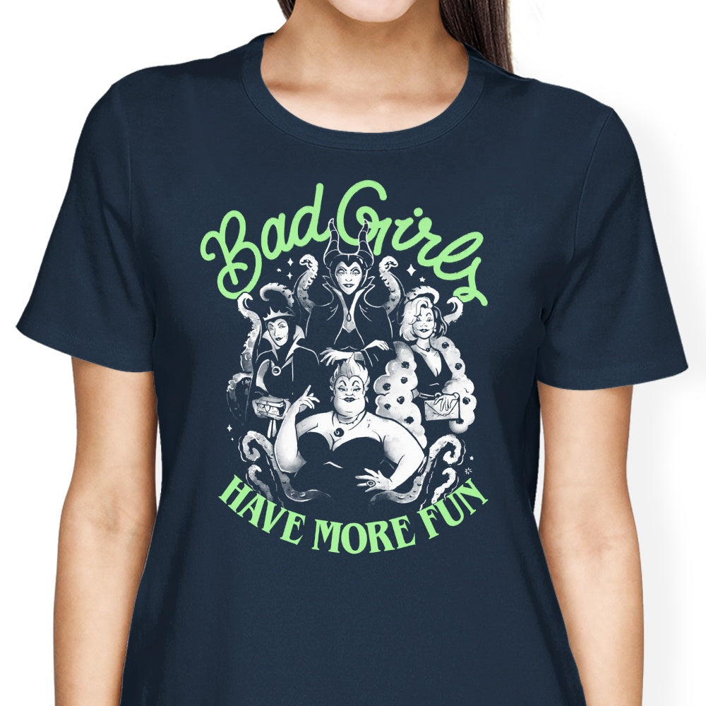 Bad Girls Have More Fun Women's Apparel - Adult & Kids T-Shirts, Sweatshirts & Hoodies apparel design preview 2