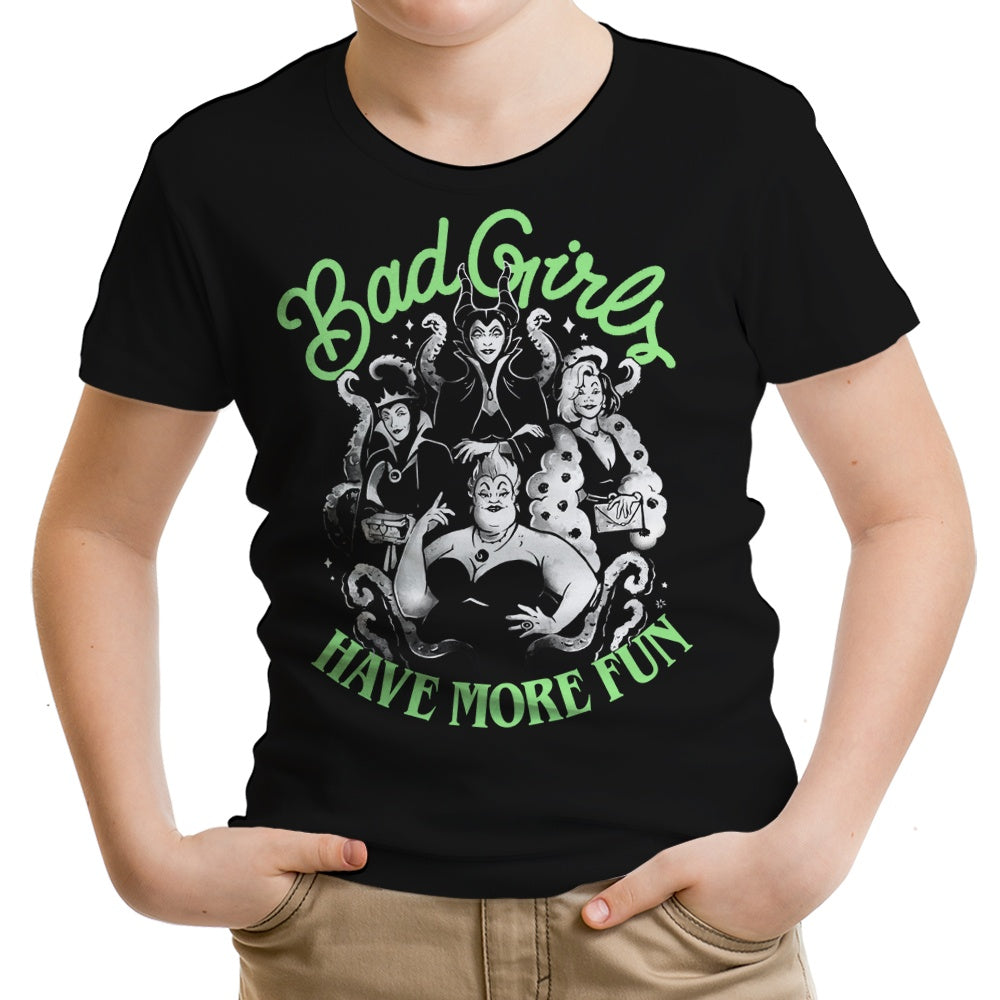 Bad Girls Have More Fun Youth Apparel - Adult & Kids T-Shirts, Sweatshirts & Hoodies apparel design preview 1