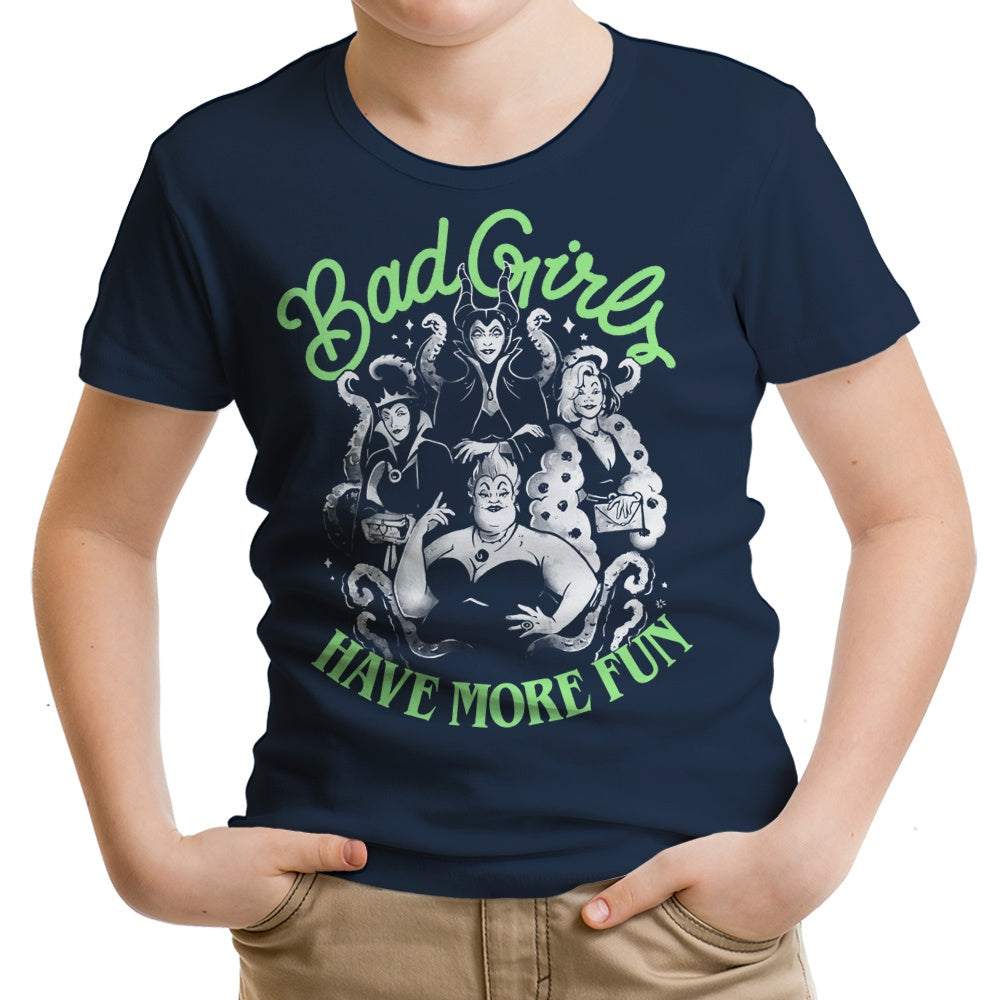 Bad Girls Have More Fun Youth Apparel - Adult & Kids T-Shirts, Sweatshirts & Hoodies apparel design preview 2