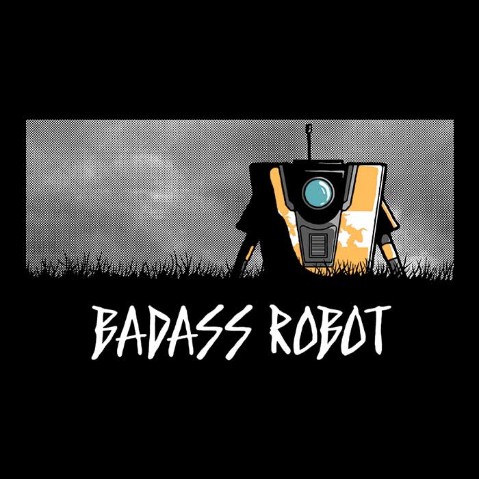 Badass Robot Men's Apparel - Adult & Kids T-Shirts, Sweatshirts & Hoodies apparel design preview 2