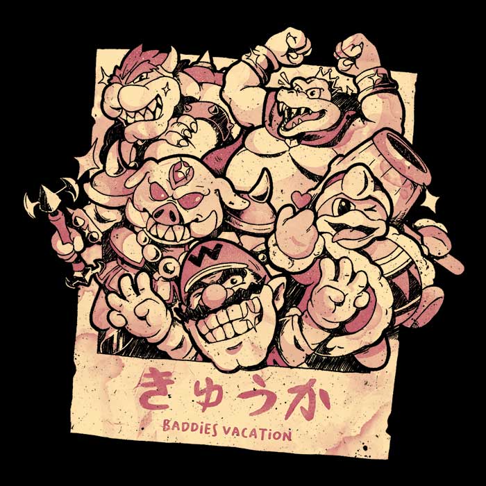 Baddies Vacation Men's Apparel - Adult & Kids T-Shirts, Sweatshirts & Hoodies apparel design preview 2