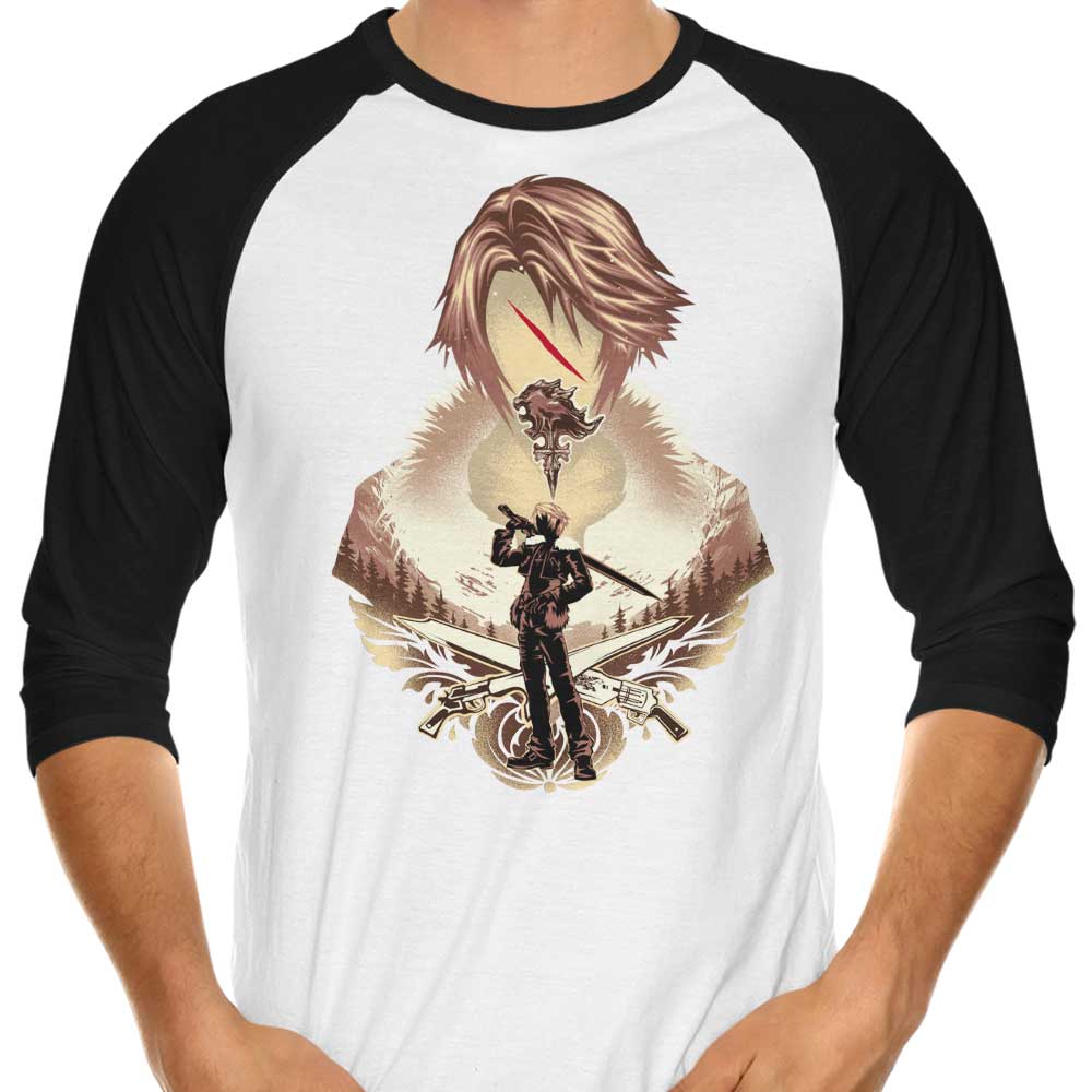 Balamb Elite Mercenary 3/4 Sleeve Raglan - Adult & Kids T-Shirts, Sweatshirts & Hoodies apparel design preview 1