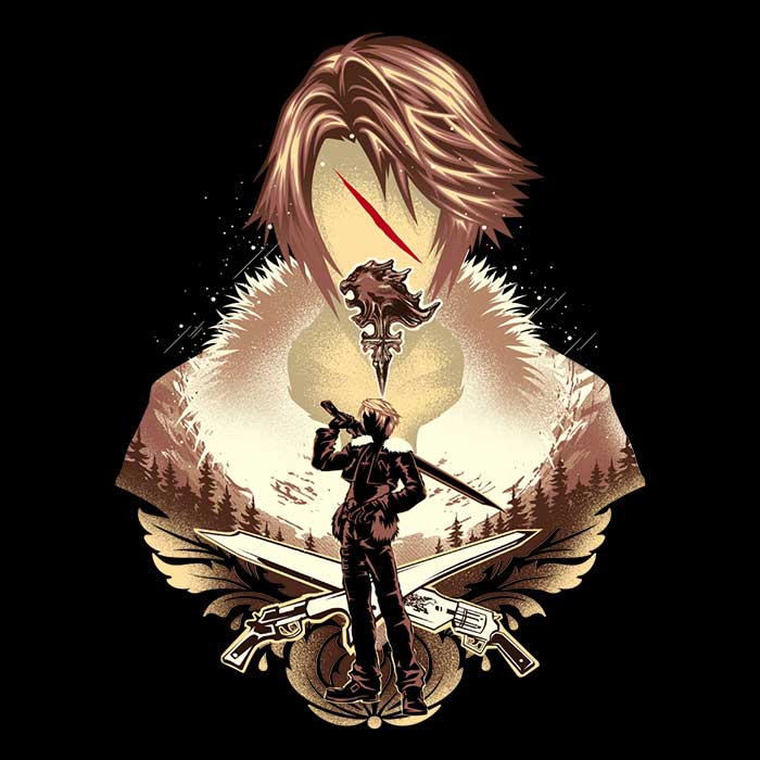 Balamb Elite Mercenary Men's Apparel - Adult & Kids T-Shirts, Sweatshirts & Hoodies apparel design preview 2