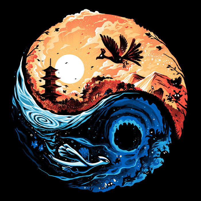 Balancing the Sea and Sky - Adult & Kids T-Shirts, Sweatshirts & Hoodies apparel design preview 2