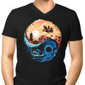 Balancing the Sea and Sky Men's V-Neck - Adult & Kids T-Shirts, Sweatshirts & Hoodies apparel design preview 1