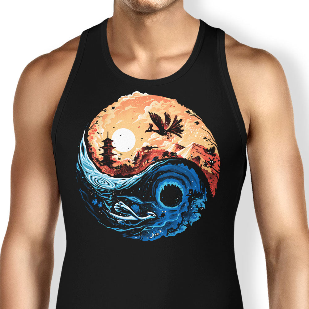Balancing the Sea and Sky Tank Top - Adult & Kids T-Shirts, Sweatshirts & Hoodies apparel design preview 1