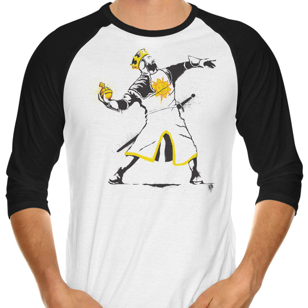 Banksy Python 1-2-5 3/4 Sleeve Raglan - Adult & Kids T-Shirts, Sweatshirts & Hoodies apparel design preview 1