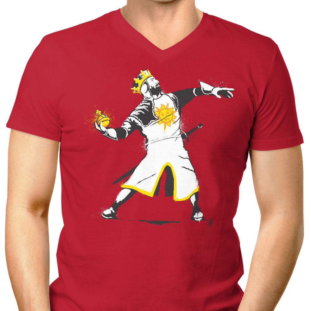 Banksy Python 1-2-5 Men's V-Neck - Adult & Kids T-Shirts, Sweatshirts & Hoodies apparel design preview 1