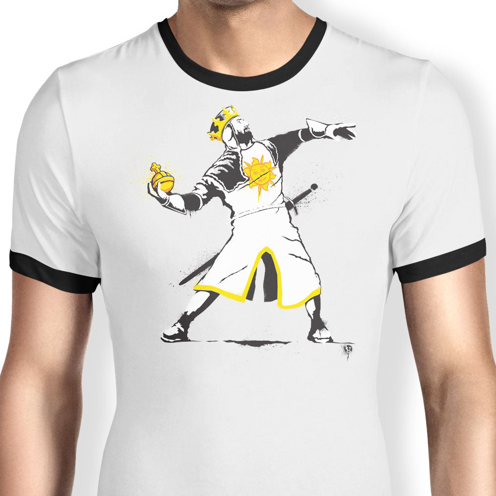 Banksy Python 1-2-5 Ringer - Adult & Kids T-Shirts, Sweatshirts & Hoodies apparel design preview 1