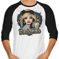 Barbedwire 3/4 Sleeve Raglan - Adult & Kids T-Shirts, Sweatshirts & Hoodies apparel design preview 1