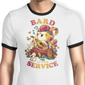 Bard at Your Service Ringer - Adult & Kids T-Shirts, Sweatshirts & Hoodies apparel design preview 1