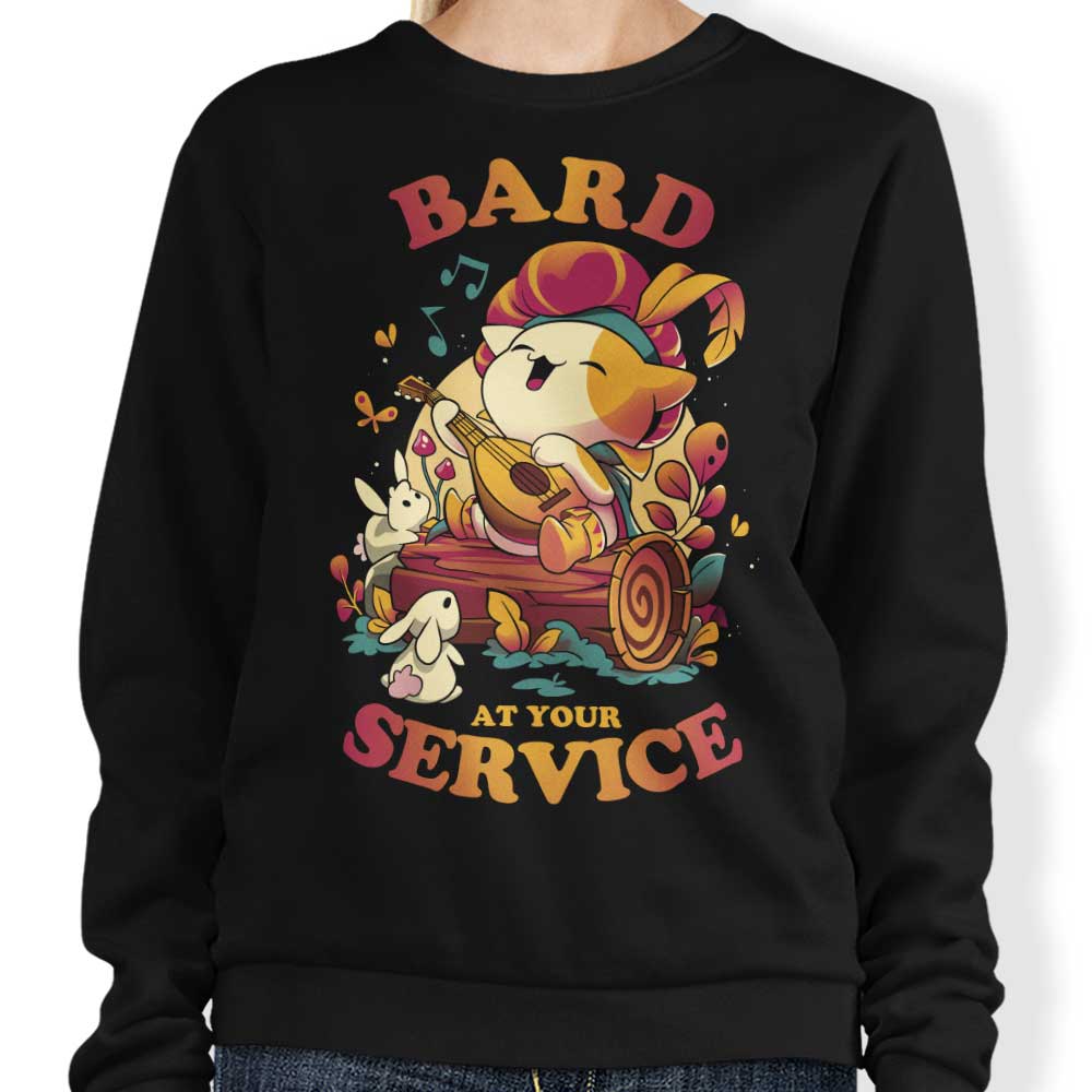 Bard at Your Service - Adult & Kids T-Shirts, Sweatshirts & Hoodies apparel design preview 1