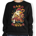 Bard at Your Service - Adult & Kids T-Shirts, Sweatshirts & Hoodies apparel design preview 1