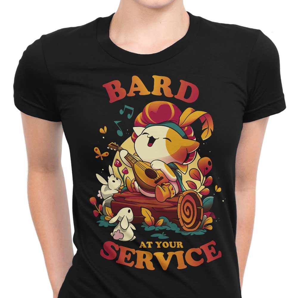 Bard at Your Service Women's Apparel - Adult & Kids T-Shirts, Sweatshirts & Hoodies apparel design preview 1