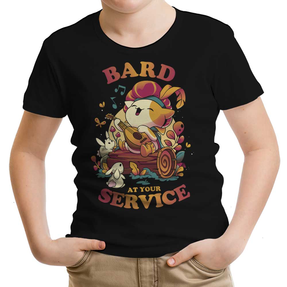 Bard at Your Service Youth Apparel - Adult & Kids T-Shirts, Sweatshirts & Hoodies apparel design preview 1