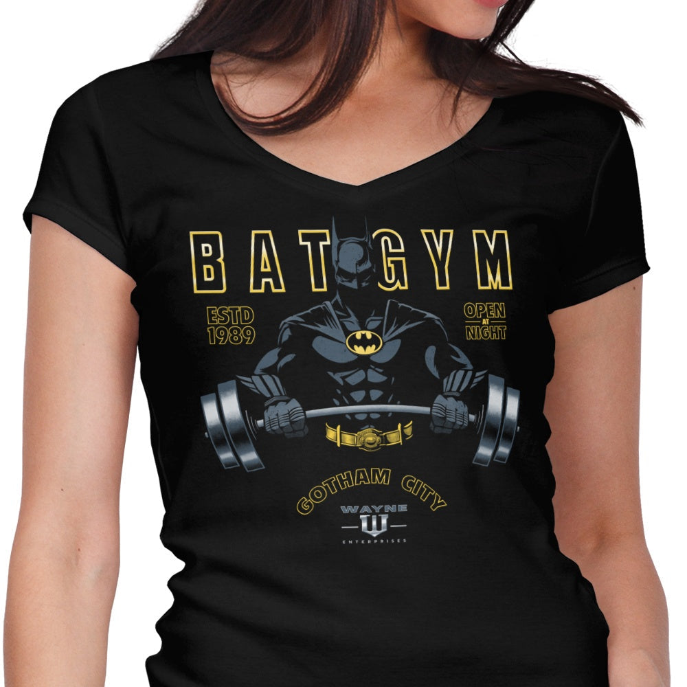 Bat Gym 89 Women's V-Neck - Adult & Kids T-Shirts, Sweatshirts & Hoodies apparel design preview 1