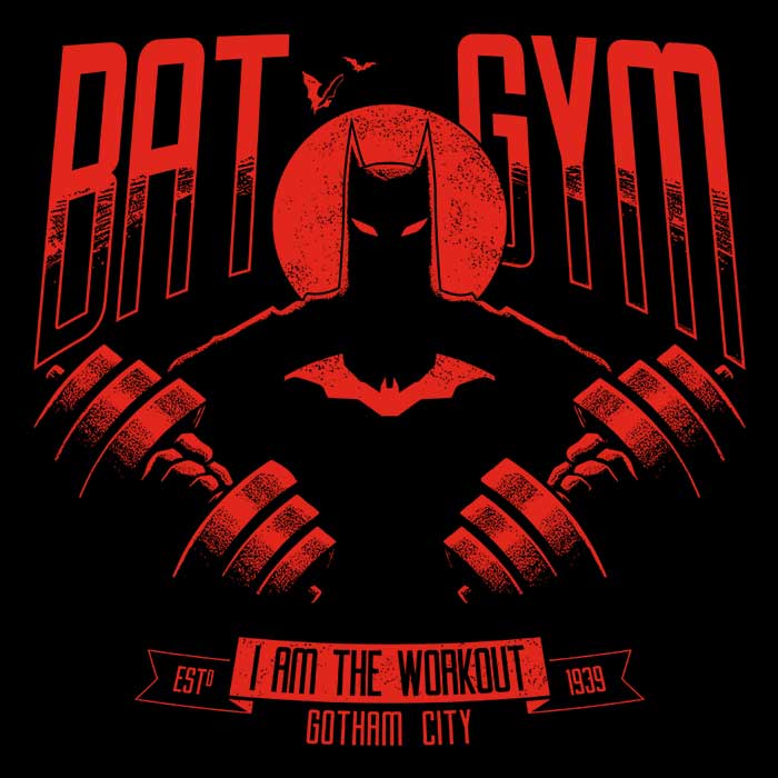 Bat Gym Men's Apparel - Adult & Kids T-Shirts, Sweatshirts & Hoodies apparel design preview 2