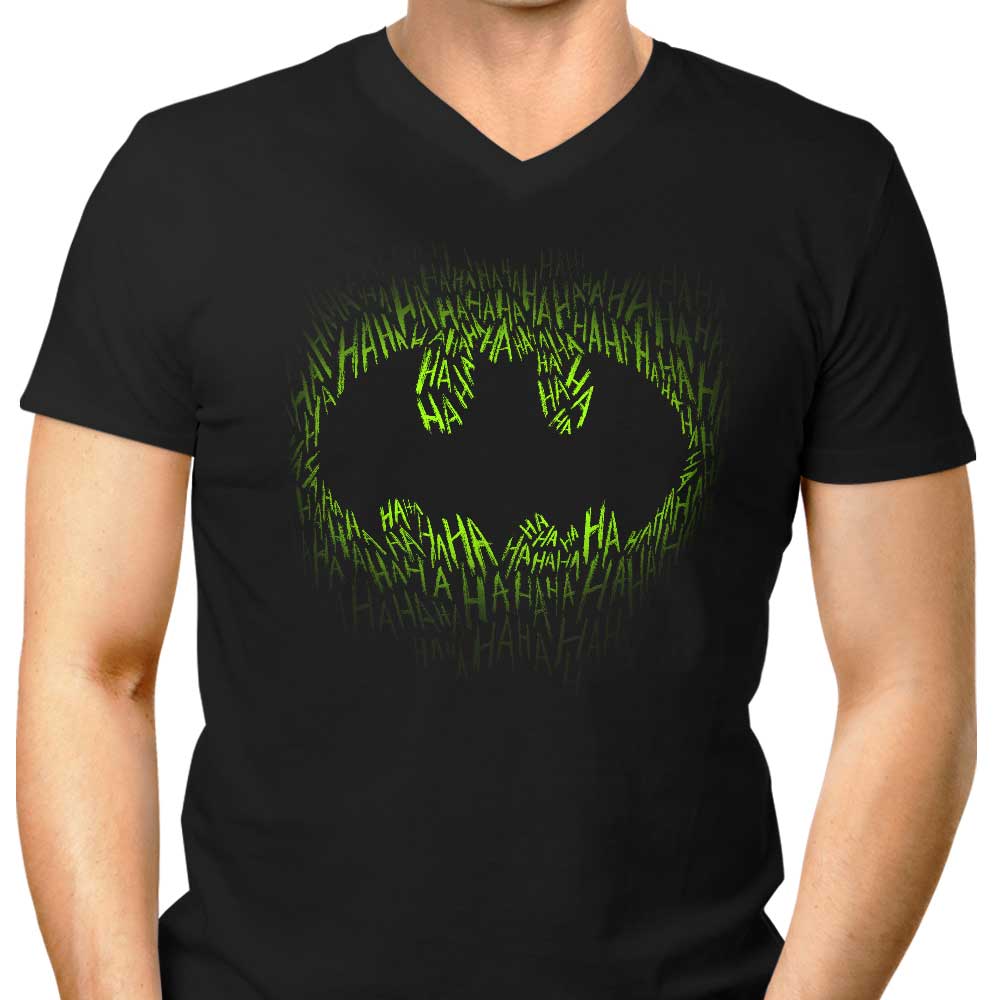 Bat Joke Men's V-Neck - Adult & Kids T-Shirts, Sweatshirts & Hoodies apparel design preview 1