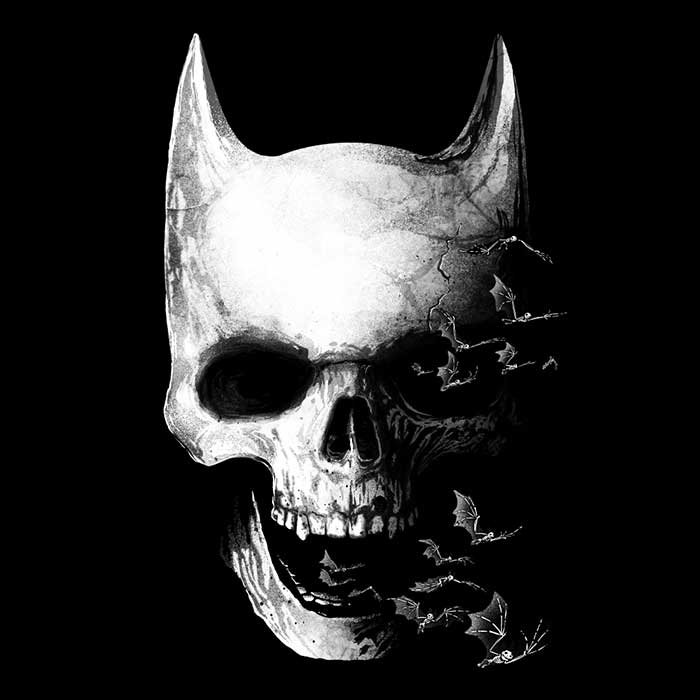 Bat Skull Men's Apparel - Adult & Kids T-Shirts, Sweatshirts & Hoodies apparel design preview 2