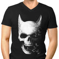 Bat Skull Men's V-Neck - Adult & Kids T-Shirts, Sweatshirts & Hoodies apparel design preview 1